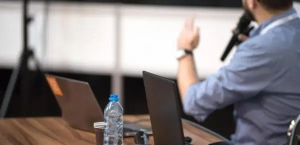conference, lecture, training for a feature about the benefits of lecture transcription services