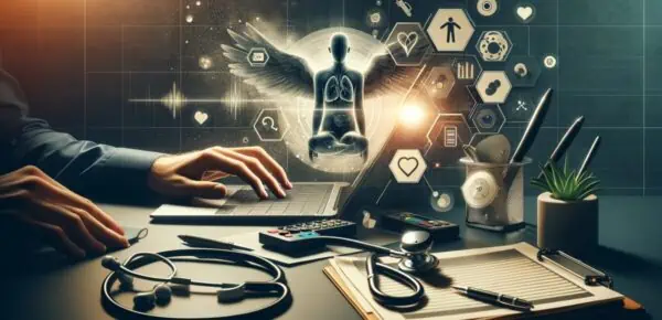 a picture depicting medical transcription myths
