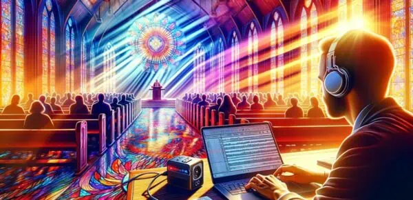 a photo depicting sermon transcriptions