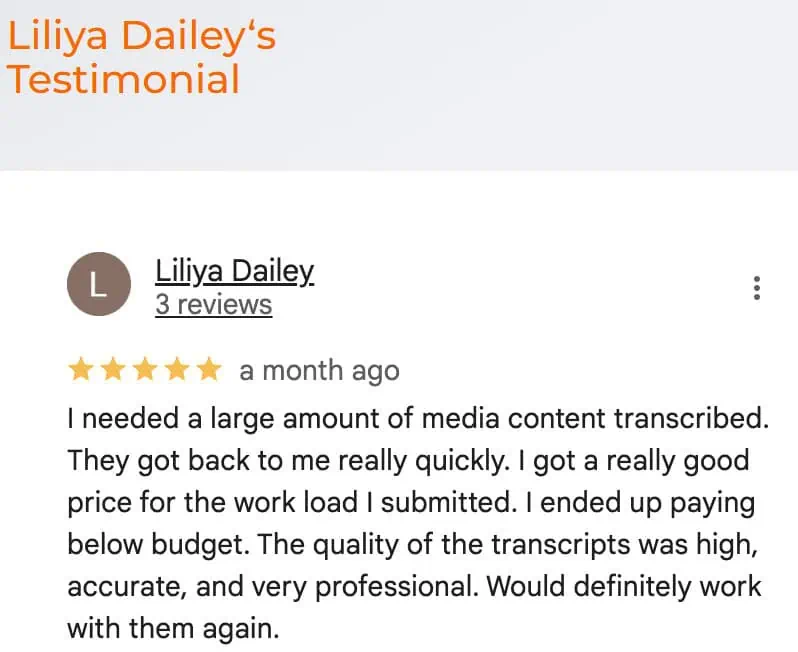 Ditto Customer testimonial