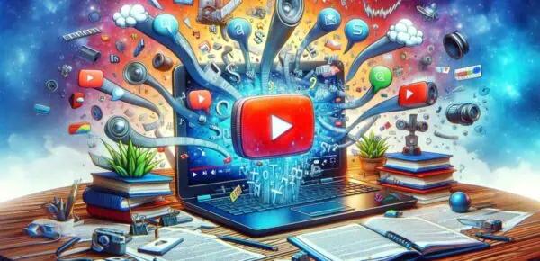 an image depicting someone getting free youtube video transcripts