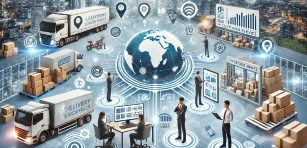 A feature image depicting logistics and customer service excellence