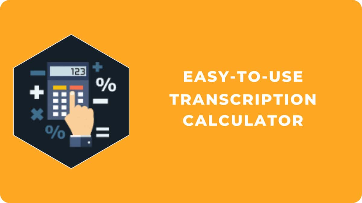 Transcription Price Calculator