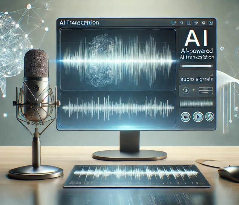 an image depicting automatic transcription
