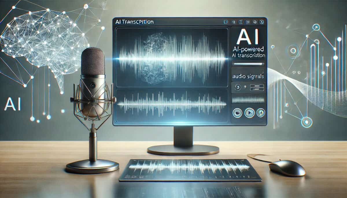 an image depicting automatic transcription