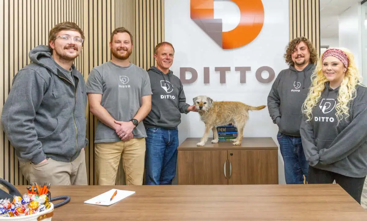 Ditto Transcripts team at the office