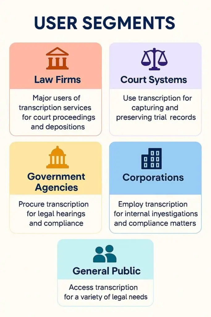 legal transcription users