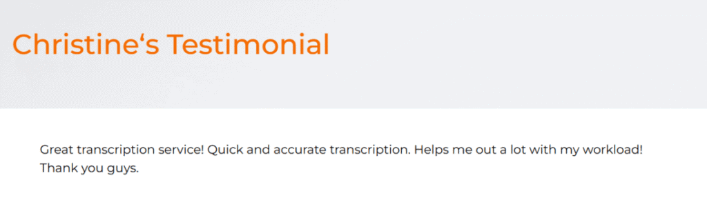 Ditto client testimonial