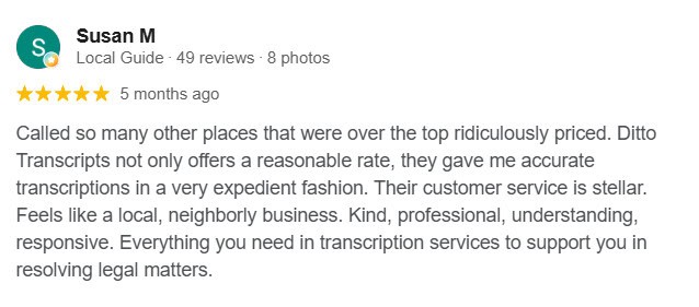 Ditto Client Testimonial