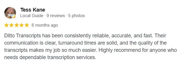 Ditto Client Testimonial