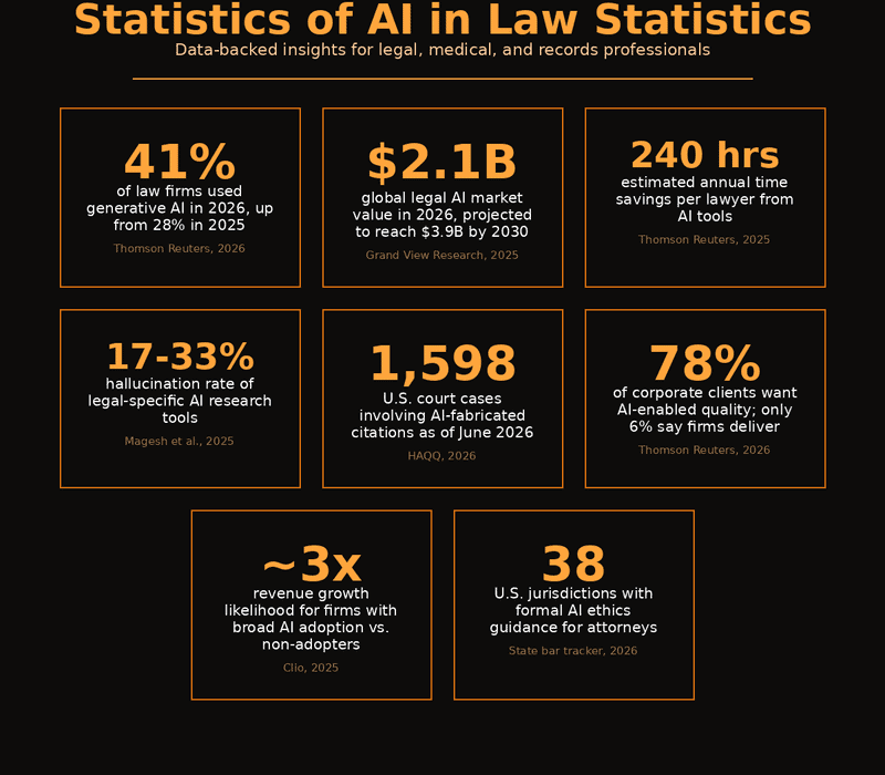 AI in Law Statistics