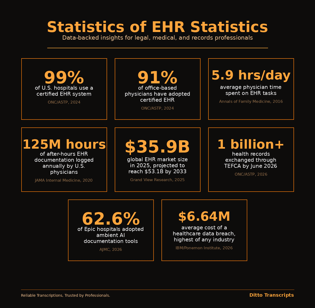 Statistics of ehr statistics